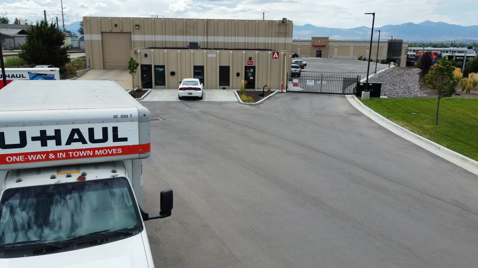 Street view of the Pro Storage Midvale multi-story self-storage facility, Utah